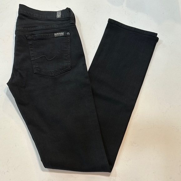 7 For All Mankind Straight Leg Jeans Size 28 - Picture 1 of 15
